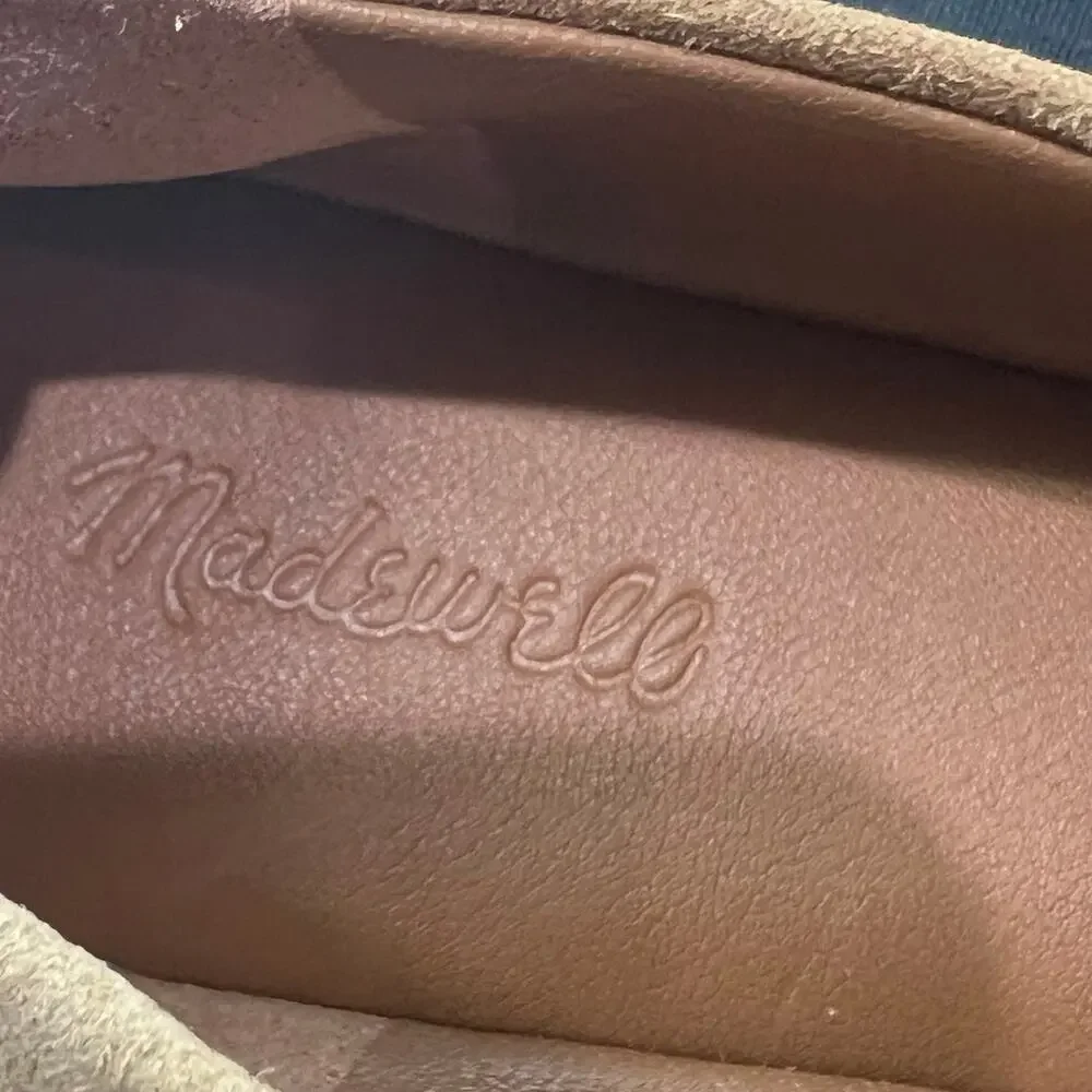 Madewell The Remy Mary Jane Flat Shoe Leather Comfort Dried Acorn Size 8 NWOB